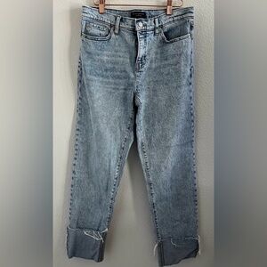 Banana Republic Slouch Jean Hemmed Cuff Trendy Acid Wash 27 / 4